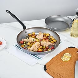 Restaurantware Met Lux 14 Inch Fry Pans, 6 No-Stick