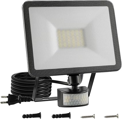Amazon Dotoy センサーライト 人感 Ledフラッドライト 30w 3000lm Led投光器 防水 防犯ライト 人感センサー 屋外 昼光色 広角ライト 作業灯 高輝度 省エネ Pse認証済 駐車場 玄関灯 芝生 防犯対策用 Dotoy ホーム キッチン
