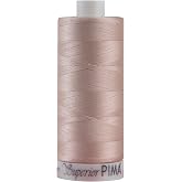 Superior Threads PIMA 50 wt Cotton Sewing Thread 1200 Yard Spool (Dusty Pink #8007)