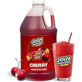 JOLLY RANCHER&reg; SLUSH Cherry Slushie Mix Syrup, Machine-Ready, 1/2 Gal | 5:1 concentrate mix for snow cone syrup, frozen drink machine use, granitas and shaved ice syrup, frozen drinks beverage mix