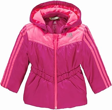 adidas girl jacket pink