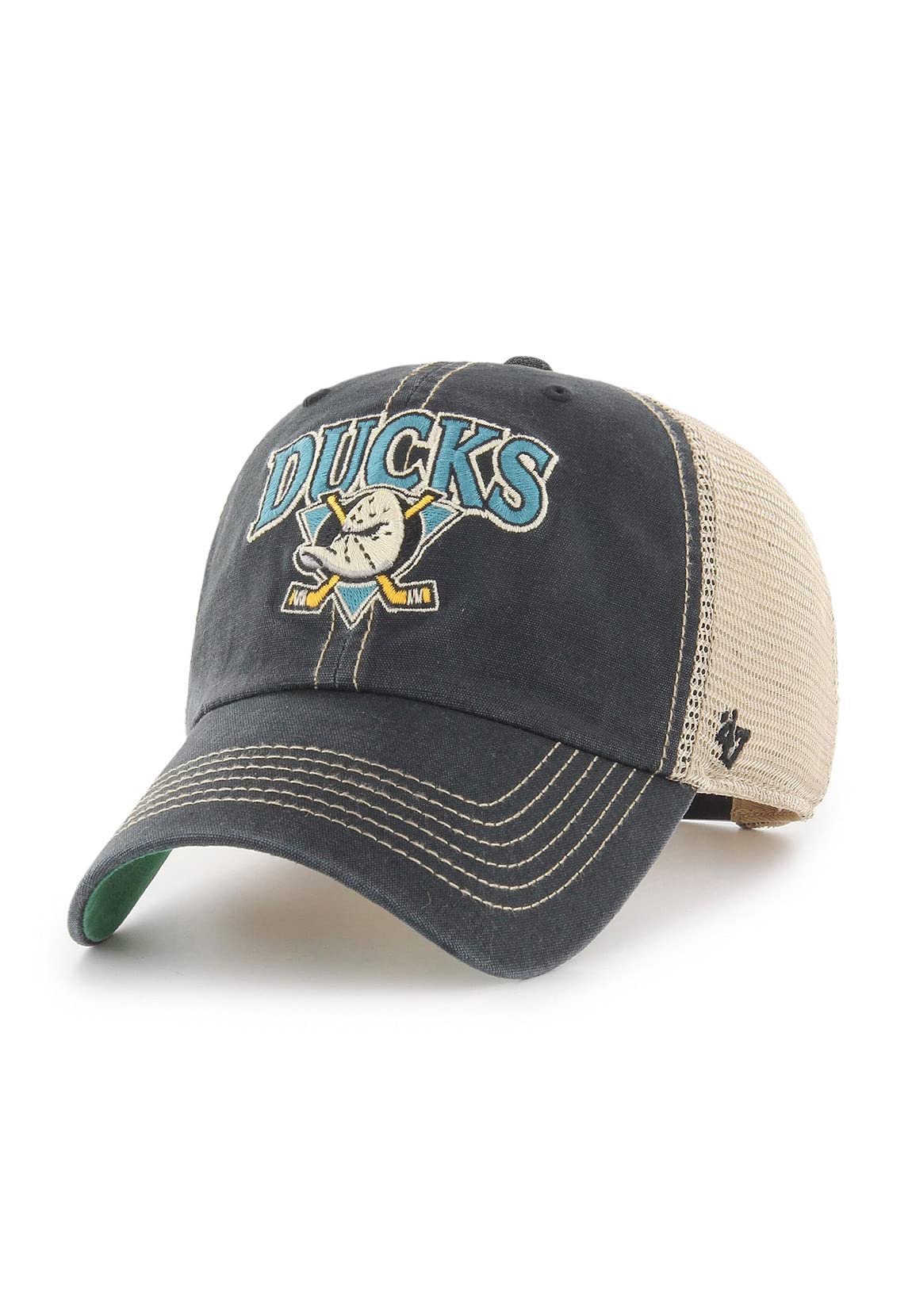 47 Brand Trucker Cap - Tuscaloosa Vintage Anaheim Ducks Black
