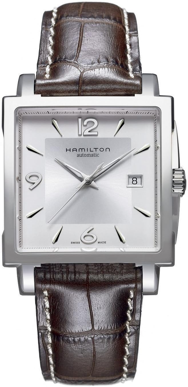 Hamilton Jazzmaster Square Automatic Men's Watch H32415555 Amazon.ca