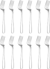 Otto Koning Hannover Table Forks 12 Piece Set Stainless Steel Shiny Polished