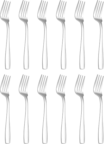 Otto Koning Hannover Table Forks 12 Piece Set Stainless Steel Shiny Polished