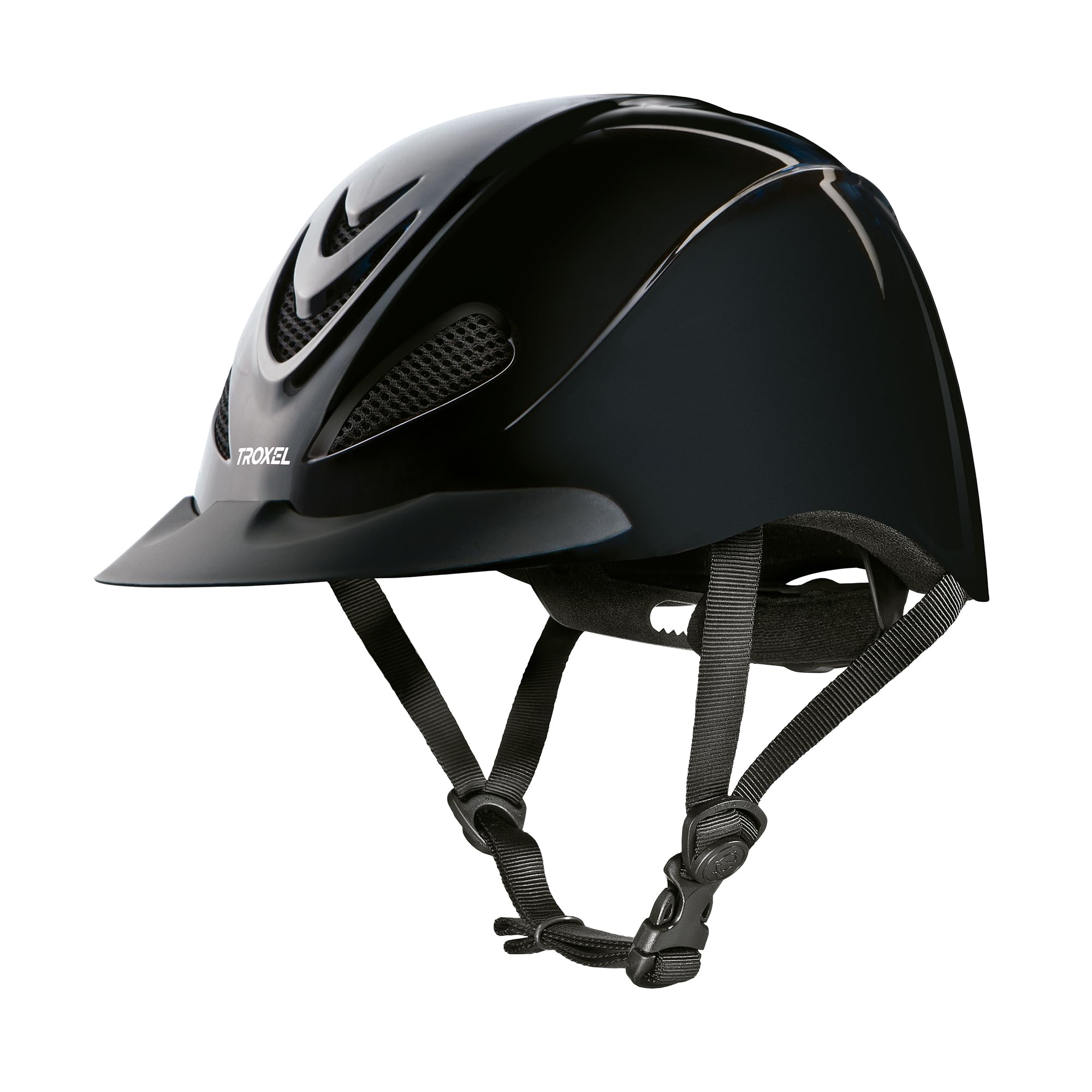 Troxel Liberty Ultralight Horse Riding Helmet, Low-Profile Adjustable Design, Safety Horseback Riding Gear, Large (7-1/4 - 7-1/2), Black Image