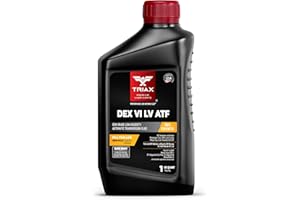TRIAX DEX VI LV ATF Full Synthetic Low Viscosity, OEM Grade, Fill for Life, Compatible with GM Dexron VI, Honda/Acura DW-1, Toyota WS, Most GM, Chrysler, and Jeep Vehicles