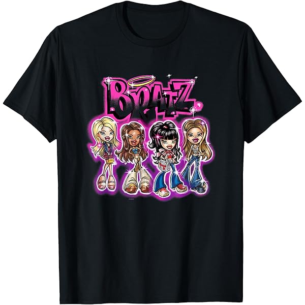 Amazon.com: Bratz Rock Angelz Group Shot T-Shirt : Clothing, Shoes