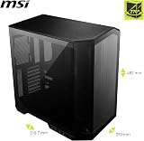 MSI MAG PANO 100L PZ ATX PC Case with Vertical GPU Bracket USB 20Gbps-C view 2