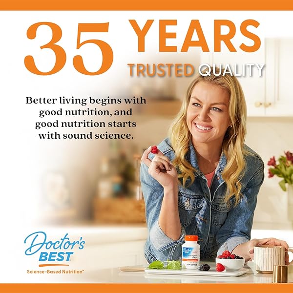 DOCTOR’S BEST FULLY ACTIVE FOLATE WITH QUATREFOLIC400 MCG, HEALTHY MOOD, MEMORY, CIRCULATION, WELL-BEING, 90 VC