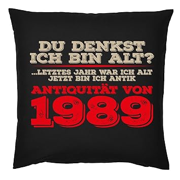 Tini Shirts 30 1989 Sprüche Kissen Zum 30 Geburtstag