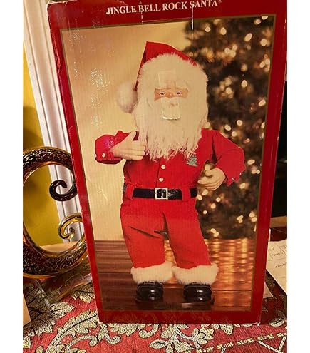 Jingle Bell Rock Santa ダンシングサンタクロース Amazon.com: Jingle Bell Rock Santa Animated Dancing Singing