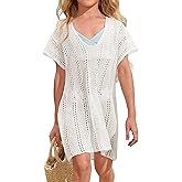 SECRETEYARD Girls swim cover up crochet swimsuits kids swimwear beachwear tops