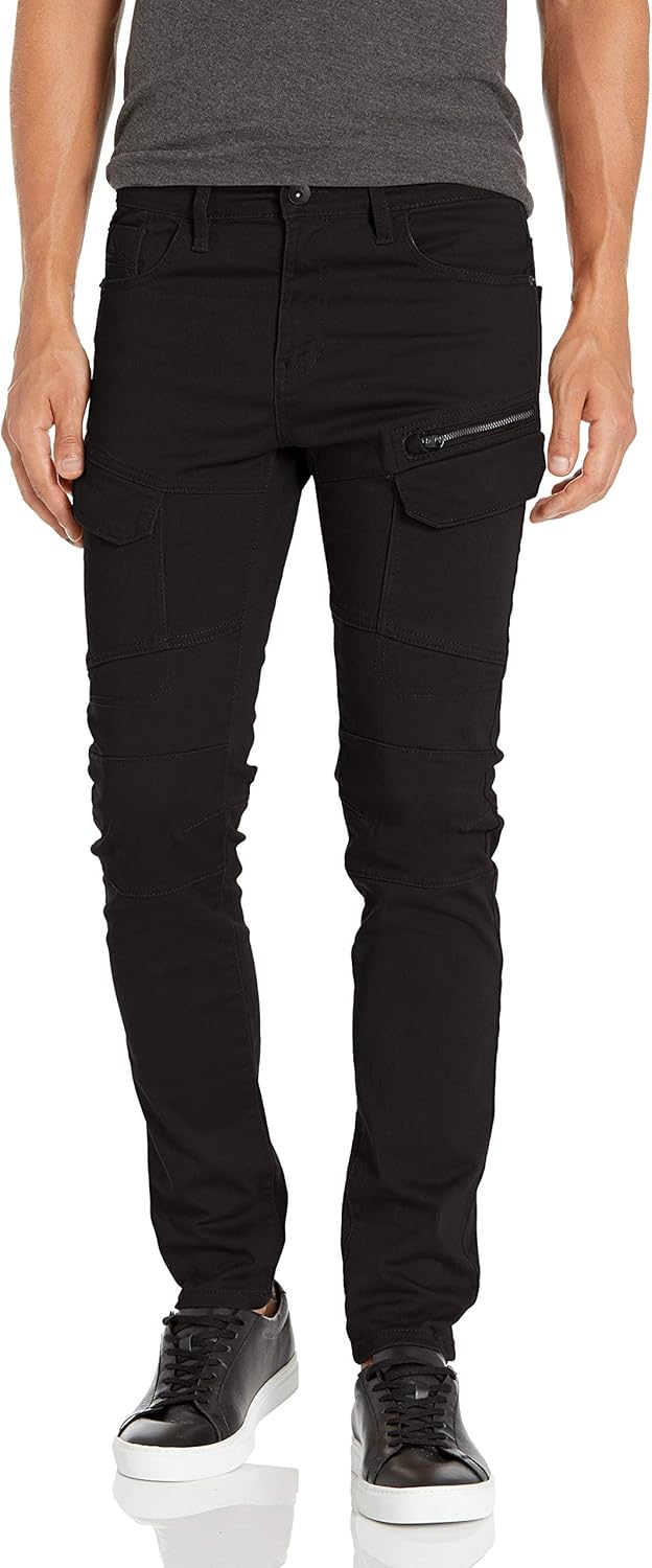 Southpole Men's Skinny Twill Pants: Clothing