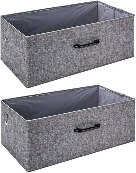 Tuch Kunst Aufbewahrungsbox, Polyester Nachahmung Hanf Ohne Abdeckung