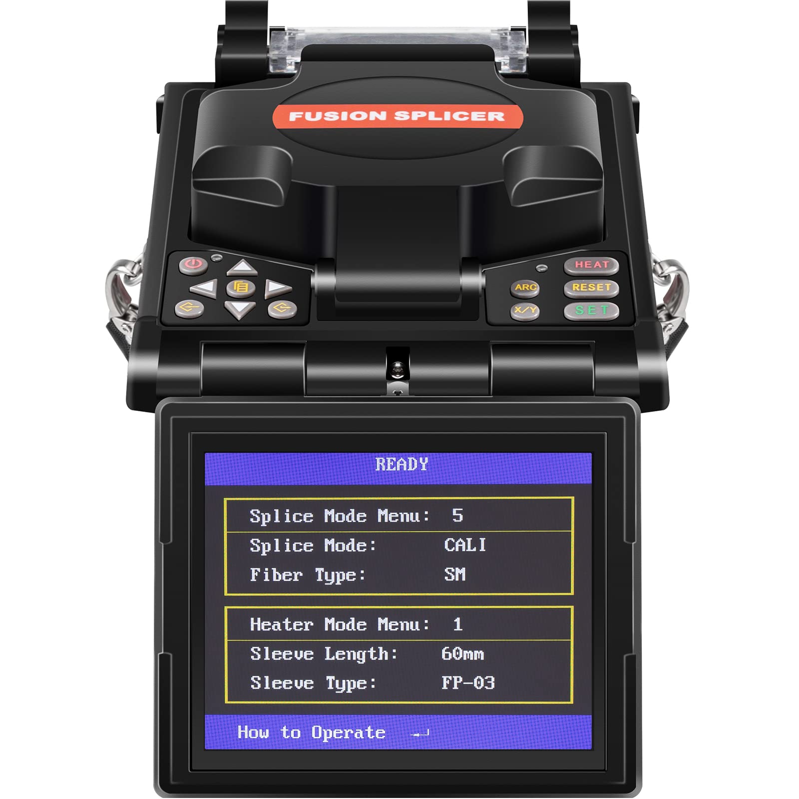 Vevor Fusion Splicer Automatic Focus JW4108S FTTH Fiber Optic Fusion Splicer 5 Inch Digital LCD Screen Fusion Splicer Machine Fiber Cleaver Kit: Tools & Home Improvement