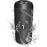 Bluetooth Speakers, 30W Portable Speaker Loud Stereo Sound, Rich Bass IP67 Waterproof, 30+ Hour Playtime, Built-in Mic, Wireless Speaker with TF, AUX, FM for Shower, Pool, Party, Travel, Outdoors