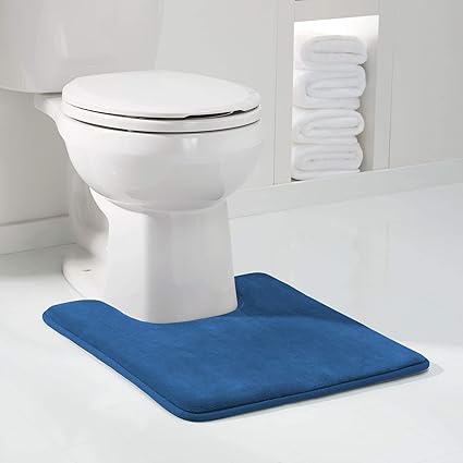 Bathtub Accessories 17 Inches X 24 Inches Eggplant Genteele Memory Foam Bath Mat Non Slip Absorbent Super Cozy Velvet Bathroom Rug Carpet Bathtub Mats Bathroom Accessories