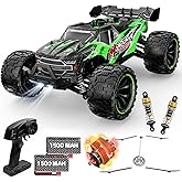 1:14 Scale RC Cars for Adults, 40+KPH High Speed Remote Control Car RC Truggy, 4x4 Off-Road Remote Control Truck, All Terrain Waterproof Electric Car for Snow, Sand, Beach with 2 x 2S Batteries