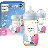 Philips Avent Natural PPSU Baby Bottles, Medium Flow, 9 oz, BPA-Free | Premium PPSU Bottle, Durable and Lightweight, Heat-Resistant Material, Combo Feeding, Baby-Paced Flow, Medium Flow 3