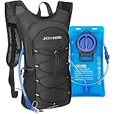 JOYHILL TPU Hydration Bladder,1.5L 2L 3L Water Bladder for Hiking Backpack BPA Free Leak Proof Hydration Pack