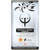 Tierras de Tavara Premium | Spanish Extra Virgin Olive Oil | 102 Fl Oz | Ultra High Polyphenol, First Cold Pressed, Single Source Picual, Family Owned, Metal Can, First Day Harvest October 2025