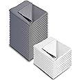 AAwipes Eyeglasses Cleaning Cloth Microfiber Cleaning Cloths 30 Pack for Cleaning Glasses, Lenses, Phones, Screens, Camera,Silverware, Any Other Delicate Surfaces (6"x7", 10 White + 20 Dark Grey)