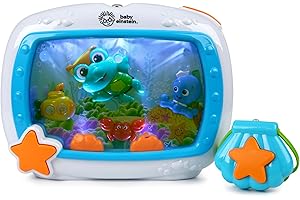 Baby Einstein Sea Dreams Soother Musical Crib Toy and Sound Machine, Newborn and up