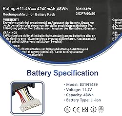 ANTIEE C31N1905 Laptop Battery Replacement for Asus