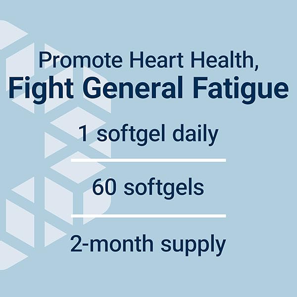 LIFE EXTENSION COQ10 (UBIQUINONE) WITH D-LIMONENE – HEART HEALTH, FIGHT GENERAL FATIGUE, BETTER ABSORPTION – GLUTEN-FREE, NON-GMO – 60 SOFTGELS