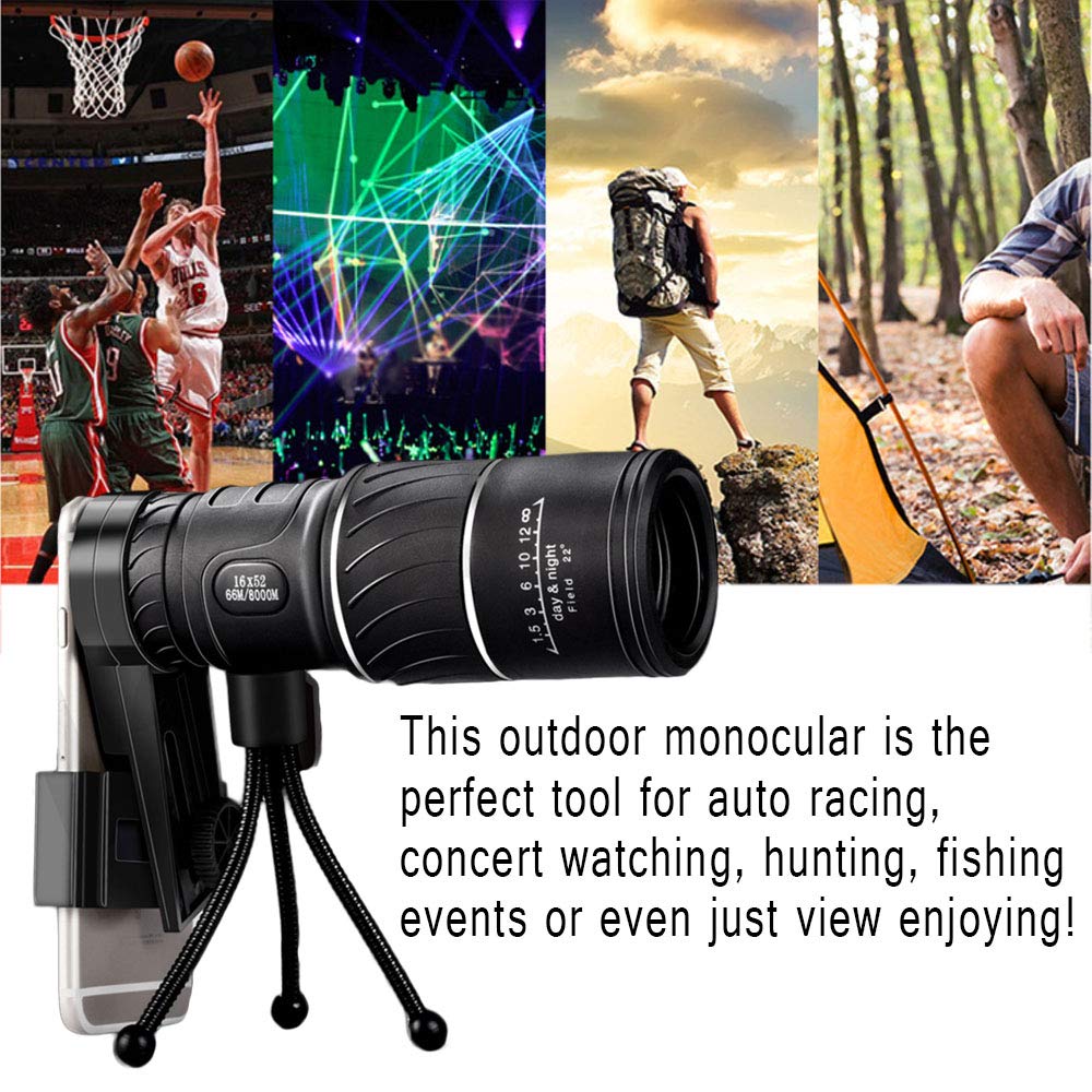 MUYU Lente para el teléfono 16X Zoom para Smartphone Telescopio ...