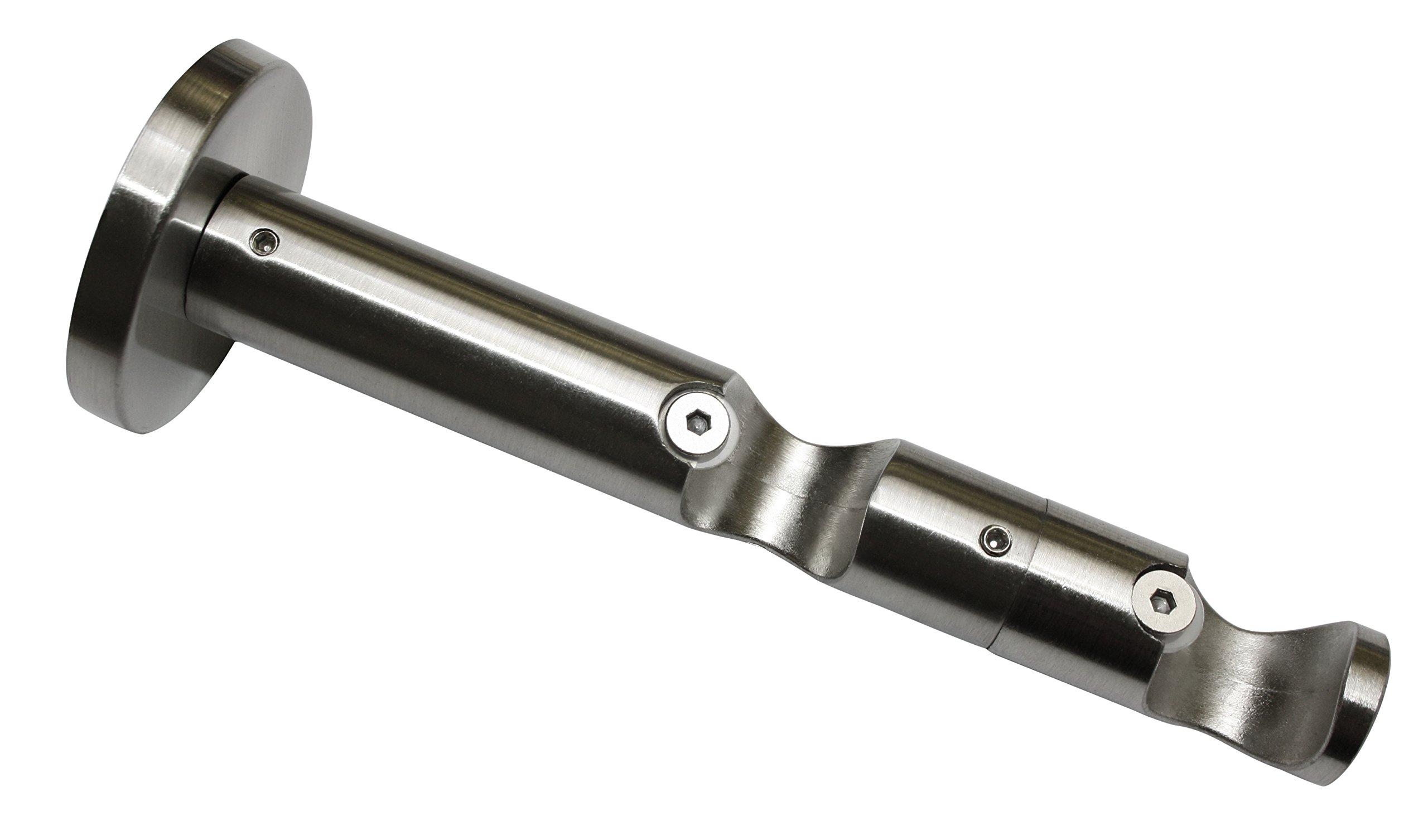 Gardinia Bracket Ø 20 mm 8/6, Metal Stainless Steel Finish, 8 x 8 x 0.02 cm