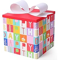 Amazon.com : Dispowreath 4 Pcs Birthday Gift Boxes with Lids