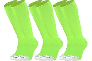 Londkaron Youth Performance Baseball & Softball Socks (3 Pairs) over the Calf