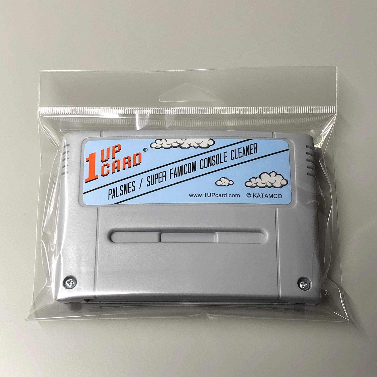 Video Game Console Cleaner Compatible With Super Famicom / PALSNES - Cleaning Cartridge by 1UPcard™: Video Games
