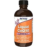 NOW Supplements, CoQ10 Liquid, 100 mg per Teaspoon, with Co-enzyme B Vitamins, Sweetened with Xylitol, 4-Ounce