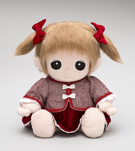 Amazon 夢の子コレクション44 赤色ジャガード風ワンピース リボン パンツ付き 夢コレ ユメル ネルル ミルル 服 洋服 ドレス アクセサリー おもちゃ