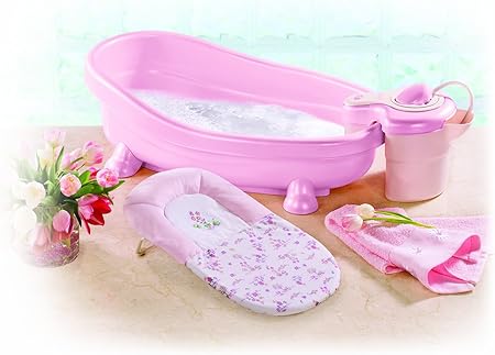 summer soothing spa and shower baby bath