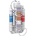 Aquatic Life RO Buddie 4-Stage Aquarium Water Filter System, Reverse Osmosis RO/DI Filtration Unit for Fish Tank, Fountains, 