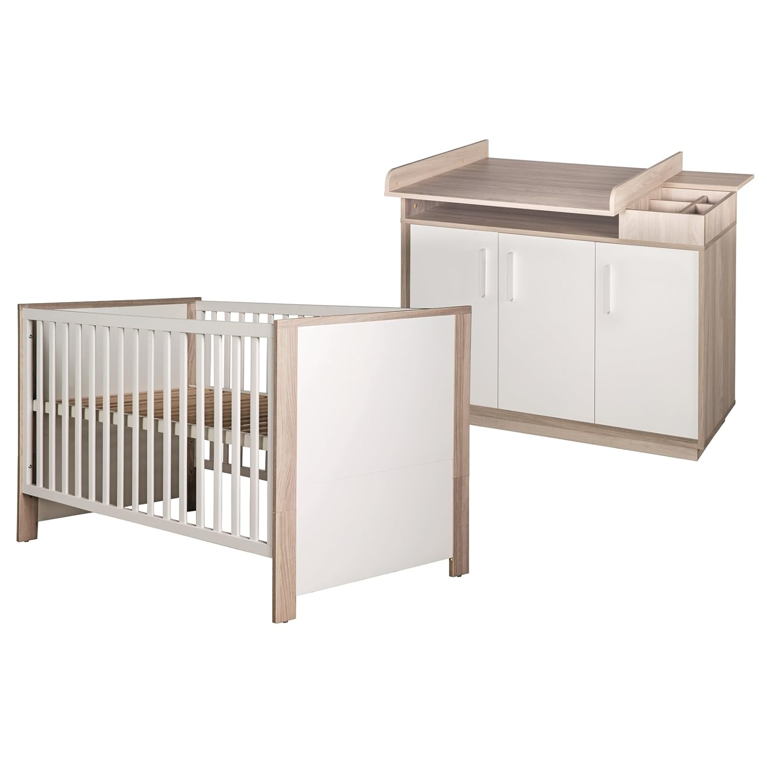cot and changing unit set