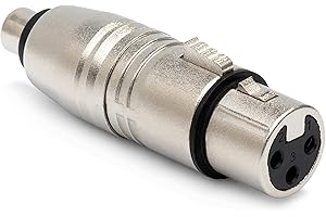 Hosa GXF-132 Adaptor, RCA to XLR3F
