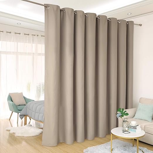Amazon Com Deconovo Extra Wide Curtains Privacy Room Divider