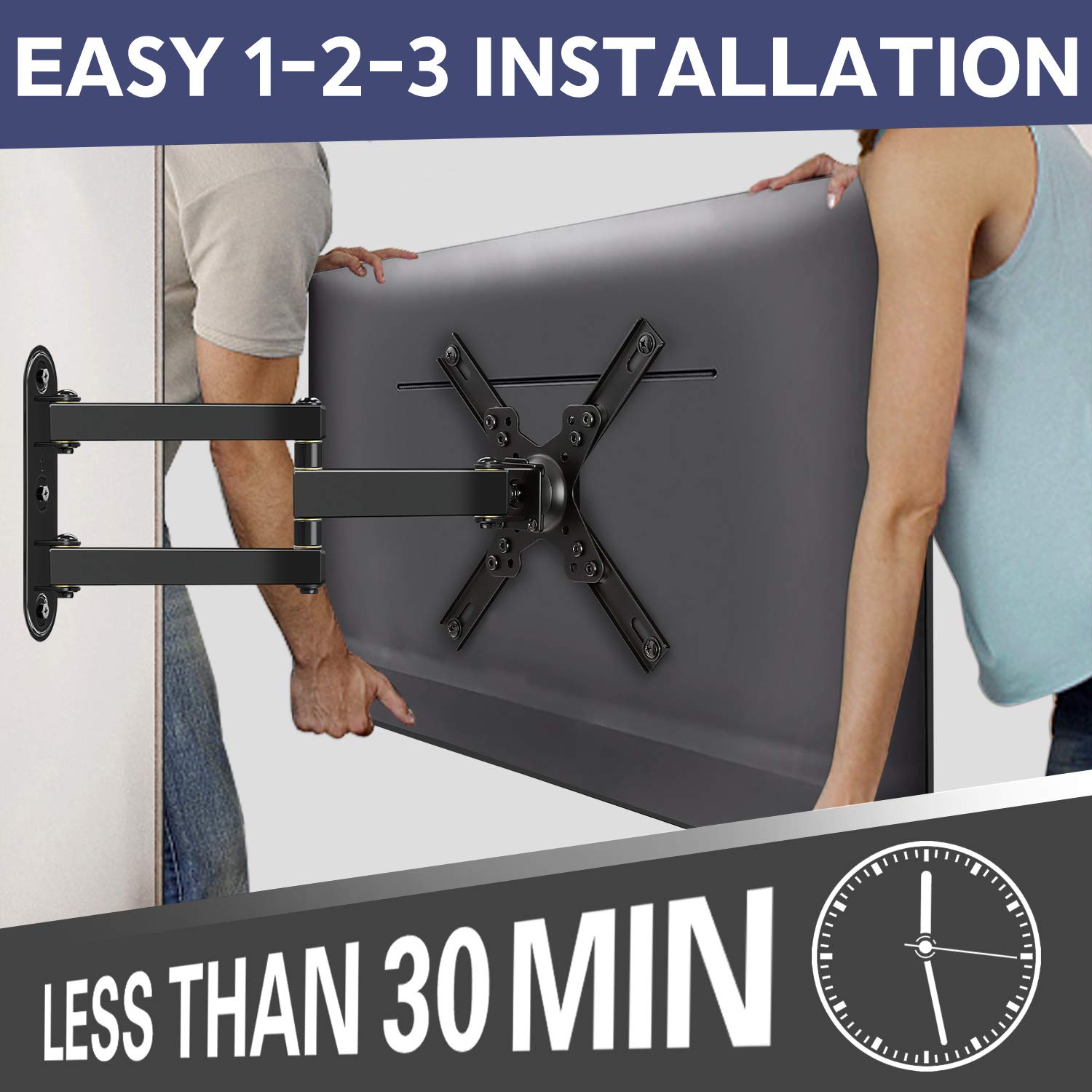 Mounting Dream Full Motion TV Wall Mounts TV Bracket with Articulating ...