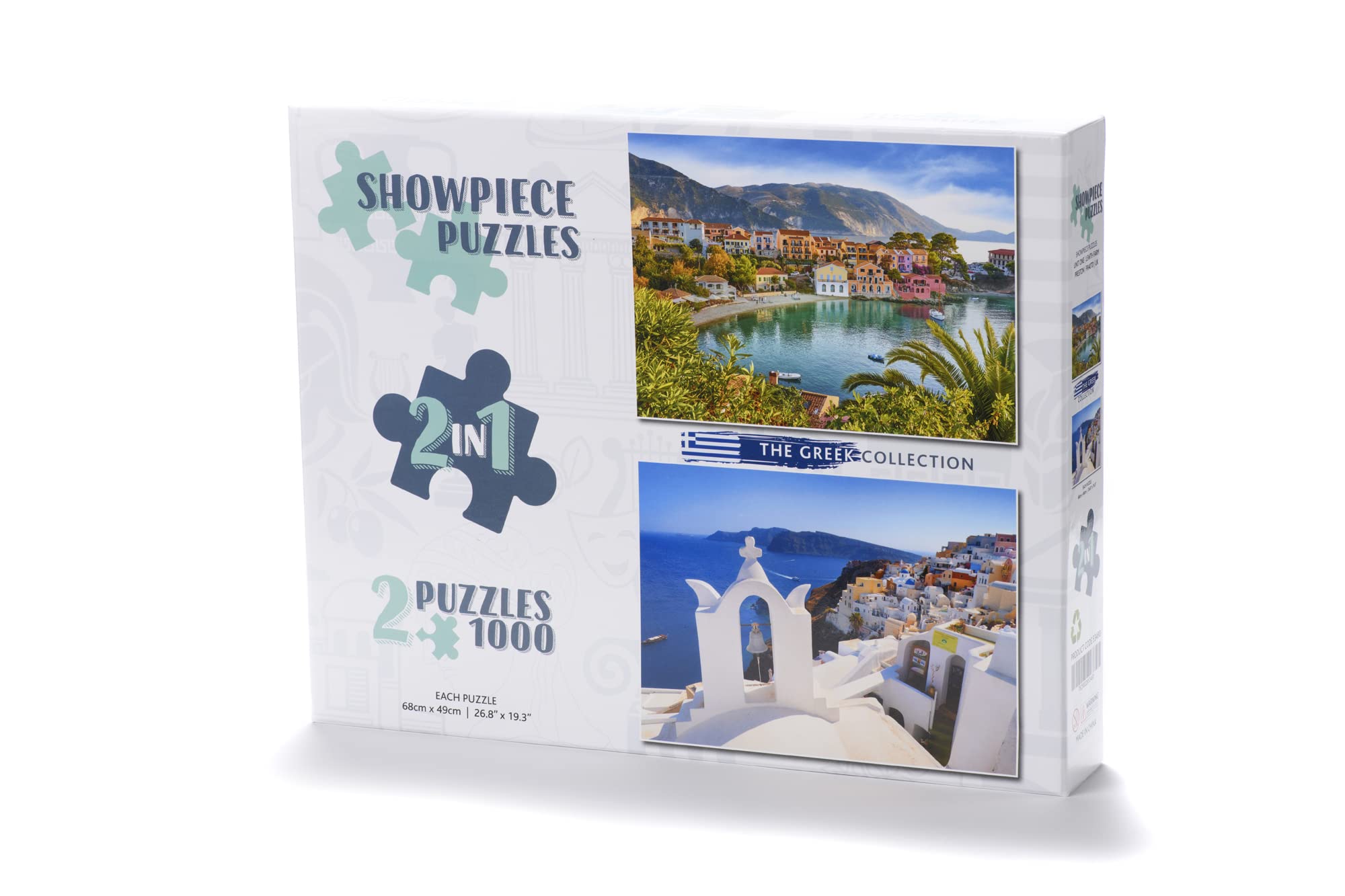 Showpiece Puzzles 2 x 1000 Piece Collection (Greece)