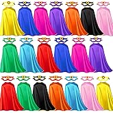 iROLEWIN Superhero-Capes for Kids Bulk 20 Pack Superhero Party Favors Toddler Dress-up Group Costumes Christmas Party Gifts