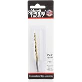 Make it Snappy Tools Replacement Tin Coated HSS Parabolic Flute Twist Drill for 9/64 Inch TCT Countersink #49609