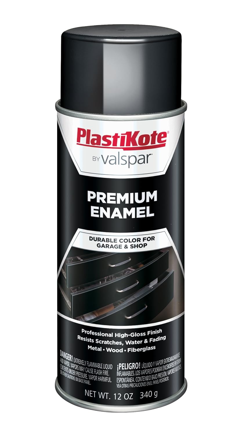 PlastiKote T1 General Purpose Gloss Black Premium Enamel