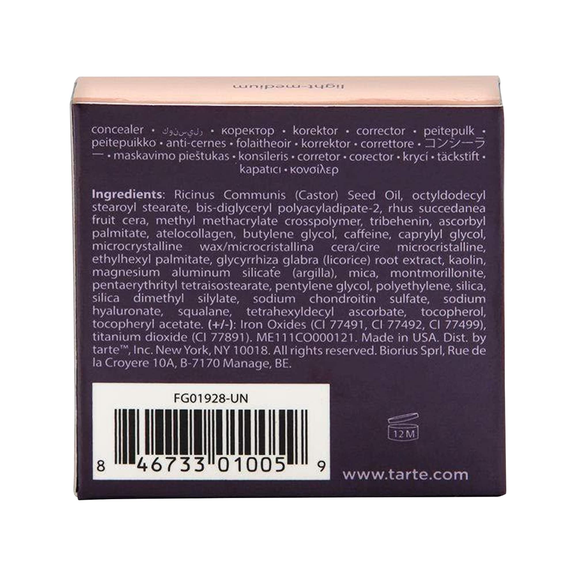 tarte colored clay CC undereye corrector
