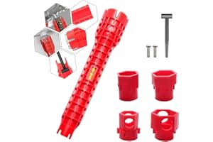 VIDABTE 14-in-1 Multifunctional Sink Wrench for Toilet, Sink, Bathroom, Kitchen Plumbing Installation and Repairs, Multi-functional Wrench, Faucet and Sinks Installer Tool