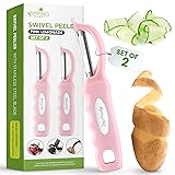 Spring Chef Premium Swivel Vegetable Peeler, Soft
